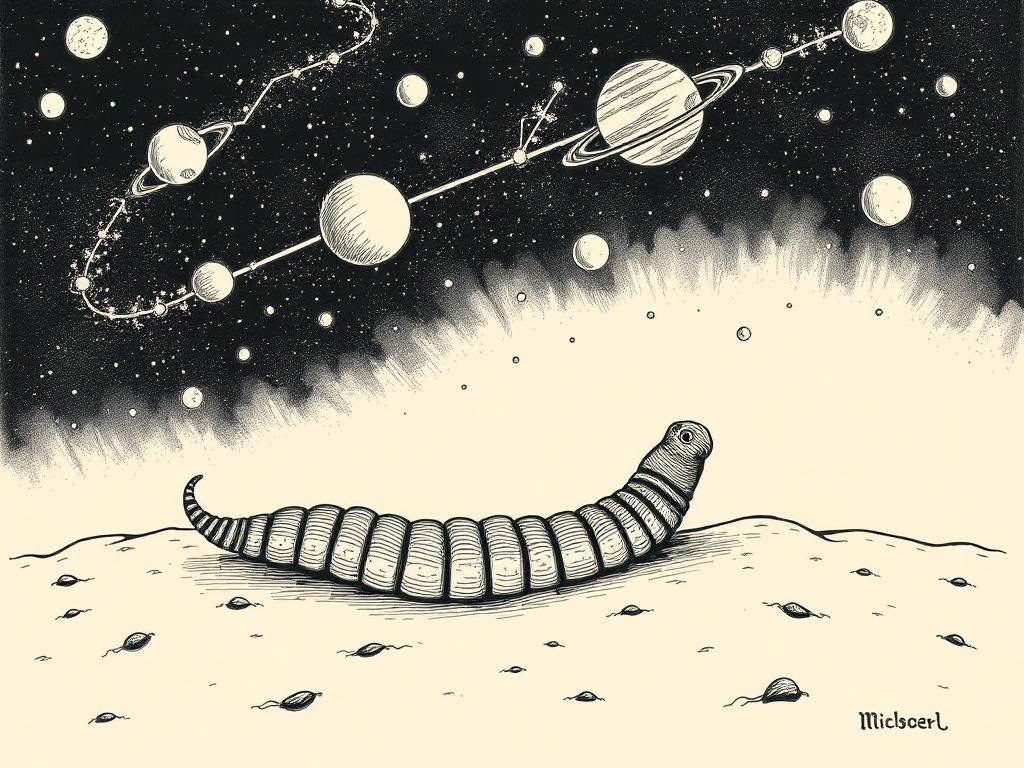 Illustration accompanying No. IV: What, ultimately, is the meaning of it all?